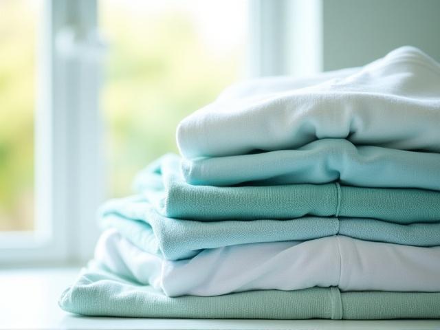 エコ・クリーニングされた綺麗な衣類